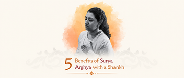 Surya Arghya with Shankh
