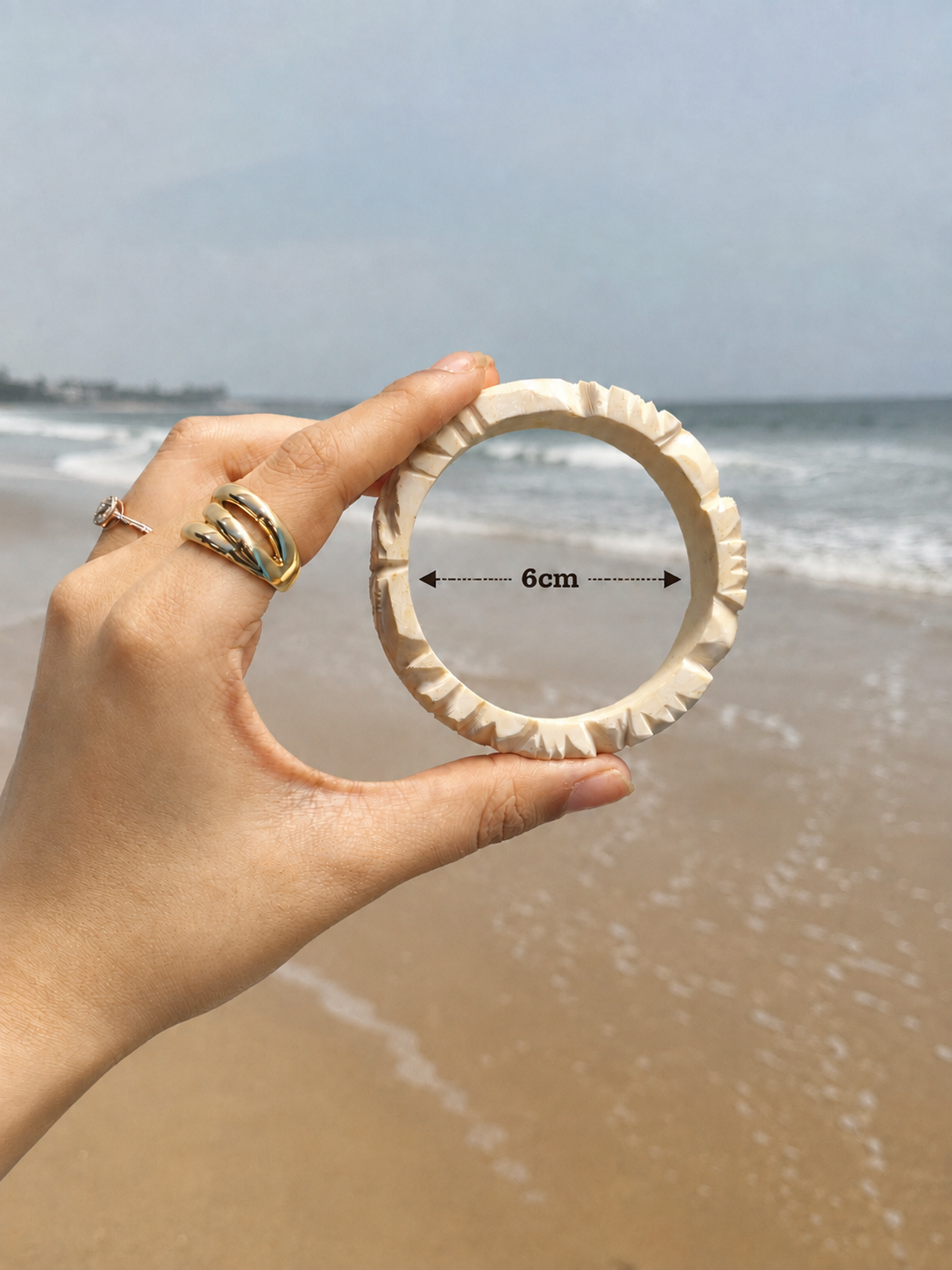 Sturdy Shankh Display Base - Made From Natural Conch (1 Pc)